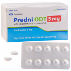 Thuốc kháng viêm chống dị ứng Predni ODT 5 mg Imexpharm (Hộp 3 vỉ x 10 viên)