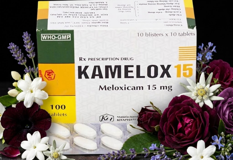 Thuốc kháng viêm giảm đau Kamelox 15 Khapharco (Hộp 10 vỉ x 10 viên)