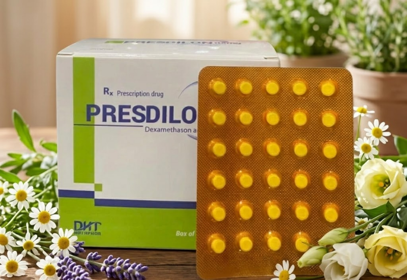Thuốc kháng viêm Presdilon Hataphar (Hộp 20 vỉ x 20 viên)