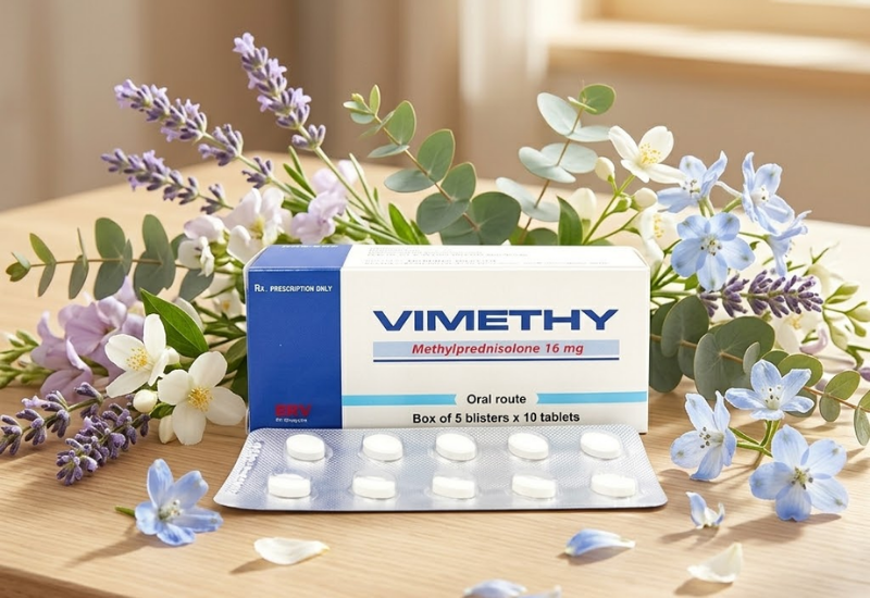 Thuốc kháng viêm Vimethy BV Pharma (Hộp 5 vỉ x 10 viên)
