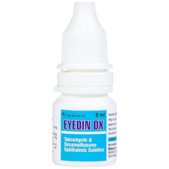 Thuốc nhỏ mắt điều trị nhiễm khuẩn Eyedin DX Makcur (Hộp 1 lọ 5ml)