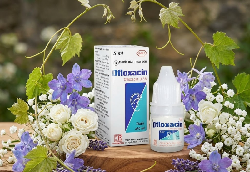 Thuốc nhỏ mắt tai Ofloxacin 0,3% Pharmedic (Hộp 1 lọ x 5ml)