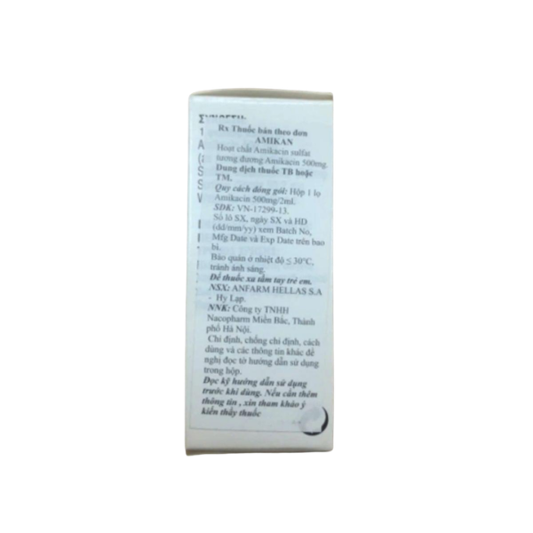 Thuốc tiêm điều trị nhiễm khuẩn Amikan Esseti (Hộp 1 ống x 4ml)
