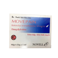 Thuốc tiêm giảm đau chống viêm Movepain 30mg/ml Novell Pharm (Hộp 6 ống x 1ml)