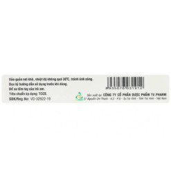 Thuốc tiêm kháng sinh Cefpirome 2g TV Pharm (Hộp 1 lọ)