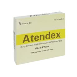 Thuốc tiêm trị nhiễm khuẩn Atendex Yeva Therapeutics (Hộp 10 ống x 2ml)