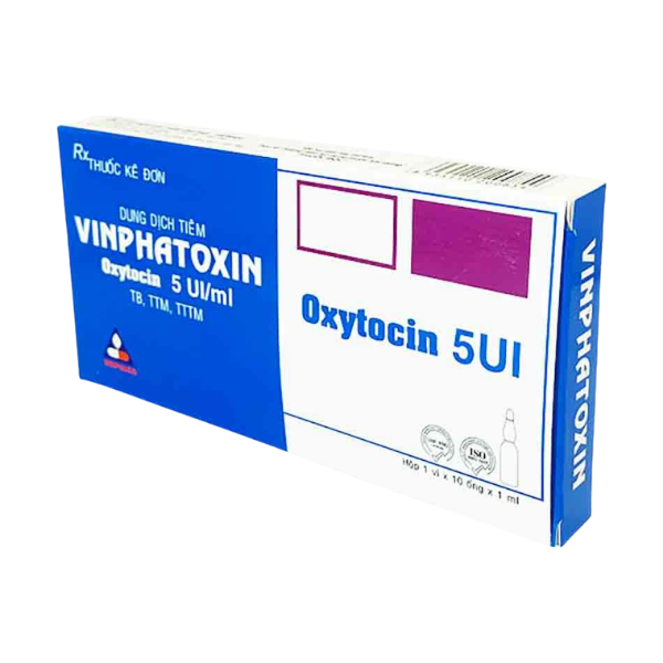 Thuốc tiêm trợ sinh Vinphatoxin 5IU Vinphaco (Hộp 10 ống x 1ml)
