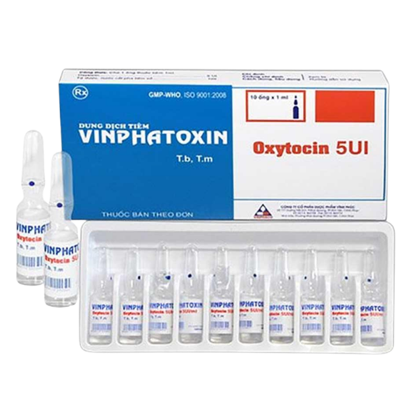Thuốc tiêm trợ sinh Vinphatoxin 5IU Vinphaco (Hộp 10 ống x 1ml)