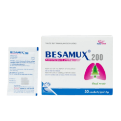 Thuốc tiêu nhầy Besamux 200 Eloge France (Hộp 30 gói x 2g)