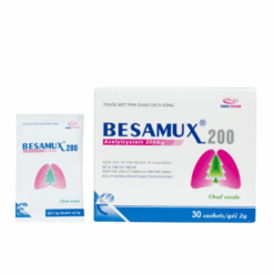 Thuốc tiêu nhầy Besamux 200 Eloge France (Hộp 30 gói x 2g)