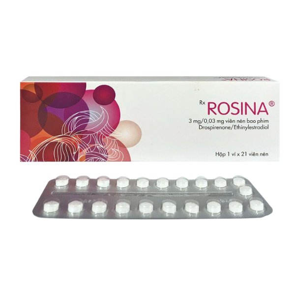 Thuốc tránh thai hằng ngày Rosina Gedeon Richter (Hộp 1 vỉ x 21 viên)