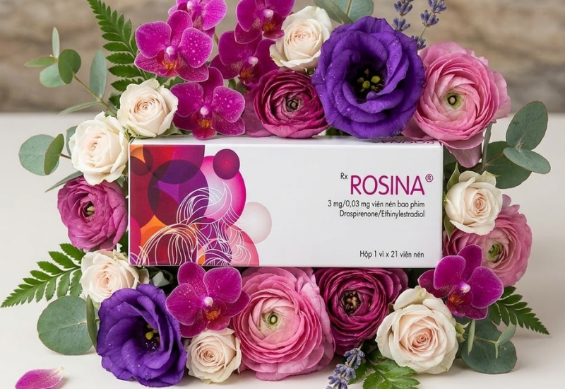 Thuốc tránh thai hằng ngày Rosina Gedeon Richter (Hộp 1 vỉ x 21 viên)