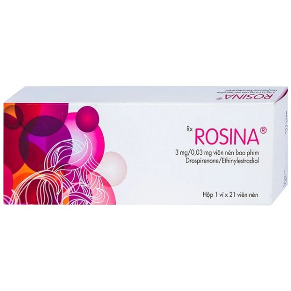 Thuốc tránh thai hằng ngày Rosina Gedeon Richter (Hộp 1 vỉ x 21 viên)