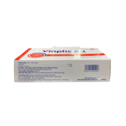 Thuốc trị chóng mặt Vinphastu 25mg Vinphaco (Hộp 50 vỉ x 25 viên)