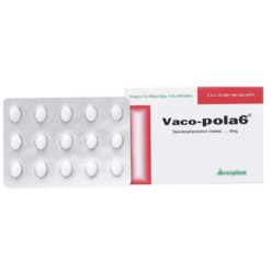 Thuốc trị dị ứng Vaco Pola 6 Vacopharm (Hộp 10 vỉ x 10 viên)