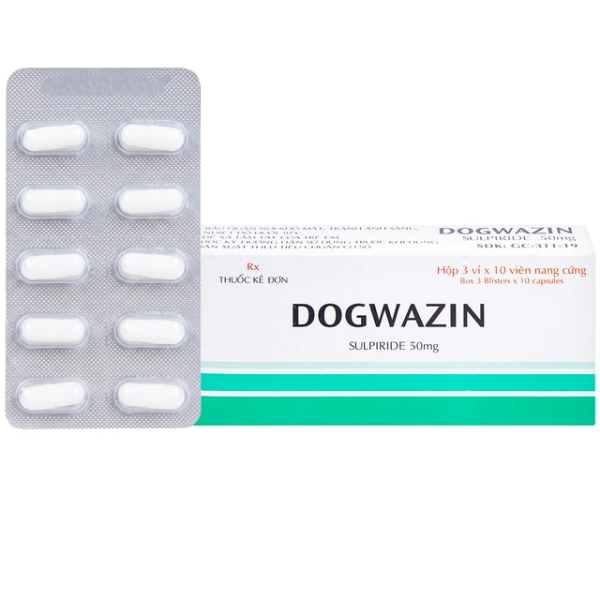 Thuốc trị lo âu Dogwazin 50mg Khahopharma (Hộp 3 vỉ x 10 viên)