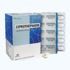Thuốc trị nhiễm khuẩn Ciprothepharm Thephaco (Hộp 10 vỉ x 10 viên)