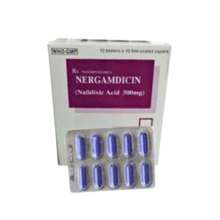 Thuốc trị nhiễm khuẩn đường tiết niệu Nergamdicin 500mg Khapharco (Hộp 100 viên)