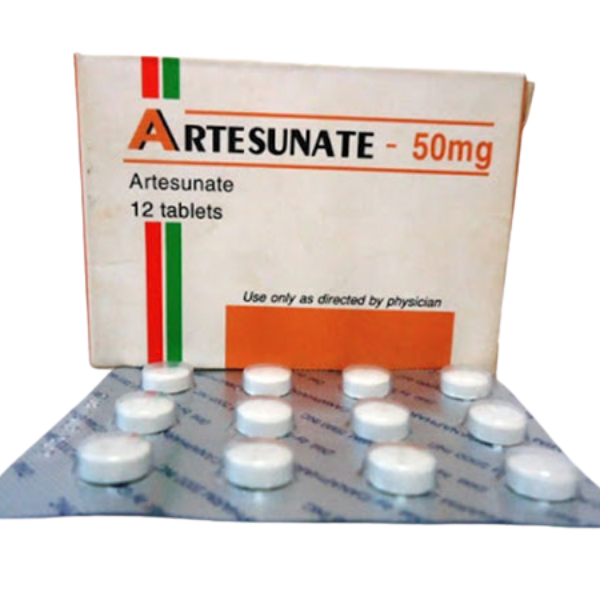 Thuốc trị sốt rét Artesunate 50mg Sao Kim (Hộp 1 vỉ x 12 viên)