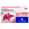 Thuốc trị viêm gan B Tonios-0,5 Davipharm (Hộp 4 vỉ x 7 viên)