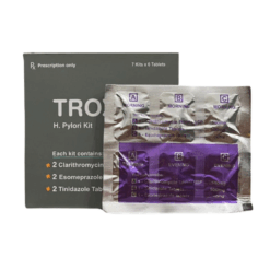 Thuốc trị viêm loét dạ dày Troxipe Yeva Therapeutics (Hộp 7 vỉ x 6 viên)