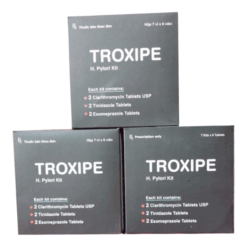 Thuốc trị viêm loét dạ dày Troxipe Yeva Therapeutics (Hộp 7 vỉ x 6 viên)