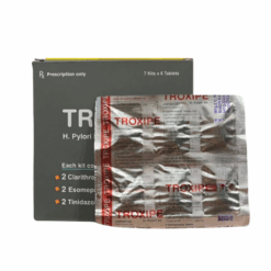 Thuốc trị viêm loét dạ dày Troxipe Yeva Therapeutics (Hộp 7 vỉ x 6 viên)