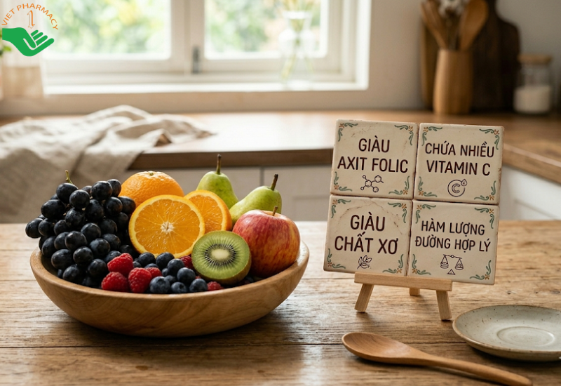 Tiêu chí lựa chọn trái cây tốt cho mẹ bầu 3 tháng đầu 