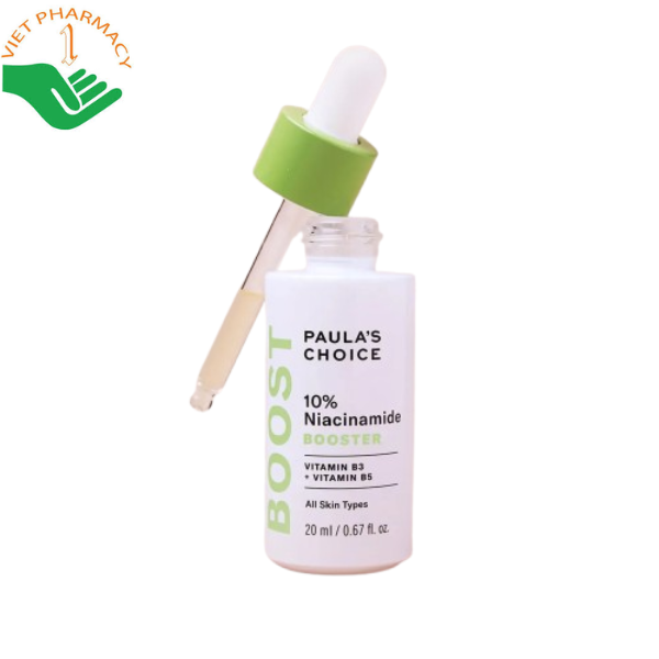 Tinh chất 10% Niacinamide Booster Paula's Choice giúp thu nhỏ lỗ chân lông và làm sáng da (Chai 20ml)
