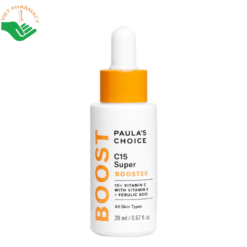 Tinh chất 15% Vitamin C C15 Super Booster Paula's Choice làm sáng da, mờ thâm nám và giảm nếp nhăn (Chai 20ml)