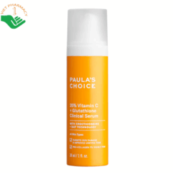 Tinh chất 25% Vitamin C + Glutathione Clinical Serum Paula's Choice làm sáng da và mờ nám chuyên sâu (Chai 30ml)