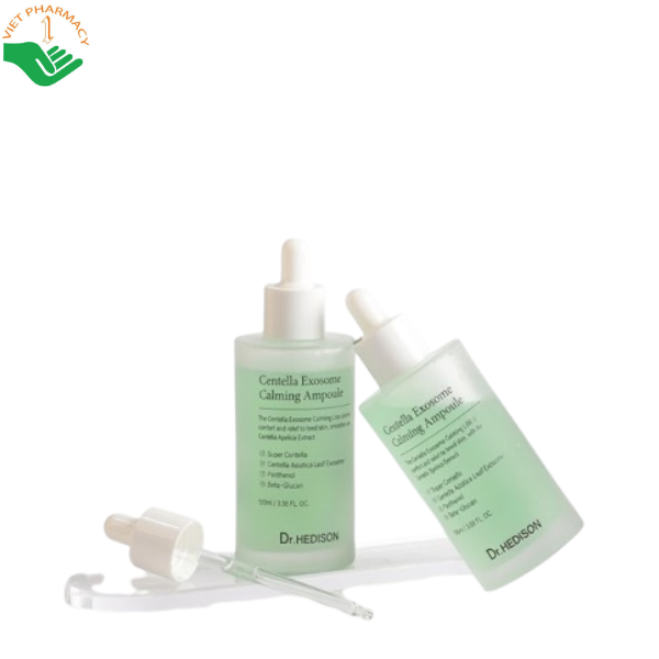 Tinh chất dưỡng làm dịu da Centella Exosome Calming ampoule Dr.Hedison cấp ẩm và giảm mẩn đỏ (Chai 100ml)