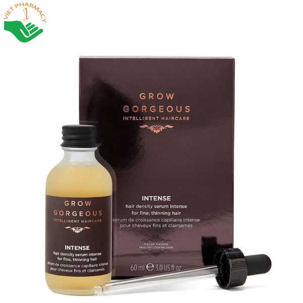 Tinh chất dưỡng tóc Hair Density Serum Intense Grow Gorgeous dưỡng nang và cải thiện độ dày tóc (Chai 60ml)