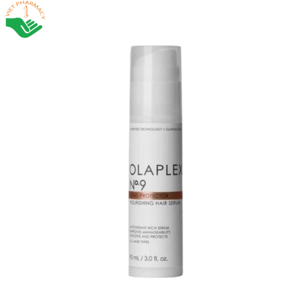 Tinh chất dưỡng tóc No.9 Bond Protector Nourishing Hair Serum Olaplex chống xơ rối và bảo vệ khỏi tạo kiểu tóc bằng nhiệt (Chai 90ml)