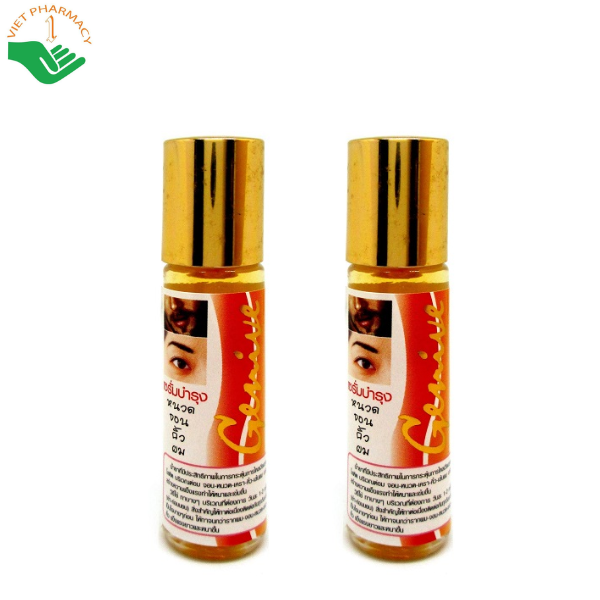 Tinh chất Hair Growth Serum Genive kích mọc lông mi, chân mày, râu và tóc (Lọ 10ml)