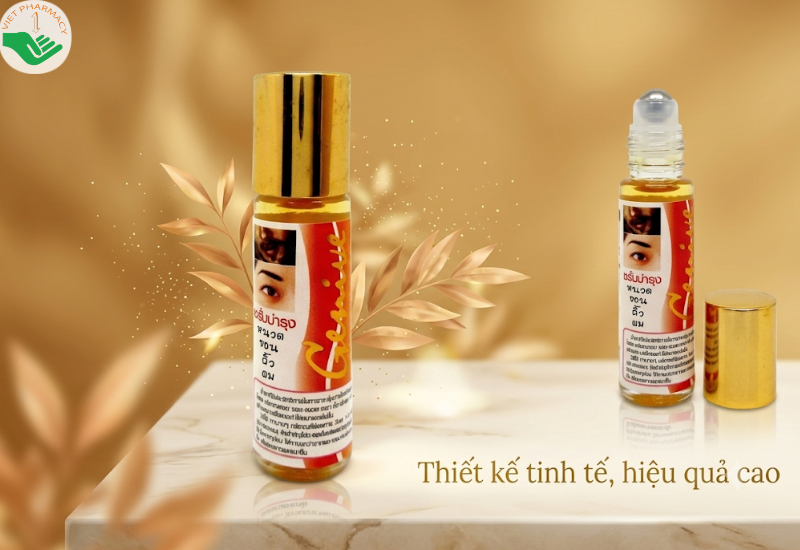 Tinh chất Hair Growth Serum Genive kích mọc lông mi, chân mày, râu và tóc (Lọ 10ml)