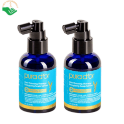 Tinh chất hữu cơ Therapy Energizing Scalp Serum Pura D'or hỗ trợ giảm rụng tóc, kích thích mọc tóc và nuôi dưỡng da đầu khỏe mạnh (Chai 120ml)