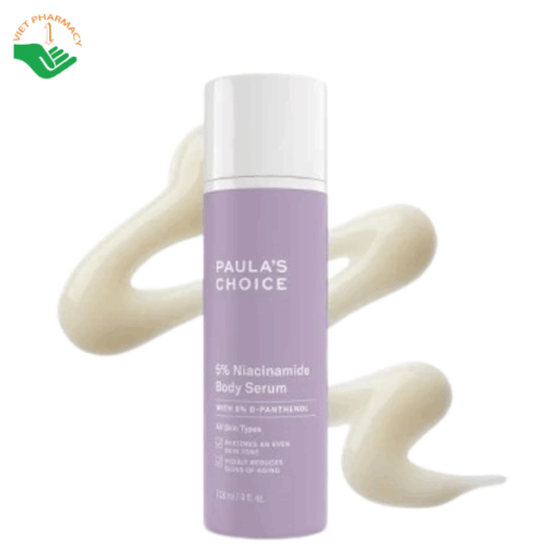 Tinh chất làm sáng 5% Niacinamide Body Serum Paula's Choice làm mờ các vết thâm và làm dịu da cơ thể (Chai 118ml)