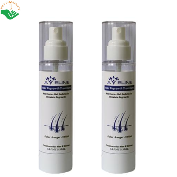 Tinh chất mọc tóc Hair Regrowth Treatment Aveline kích thích mọc tóc và giảm rụng tóc (Chai 120ml)