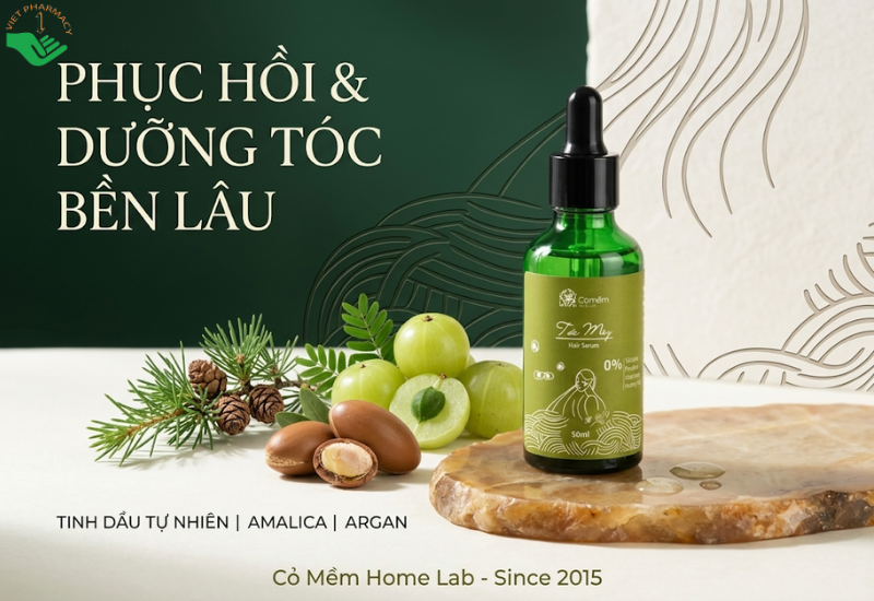 Tinh chất mọc tóc Tóc Mây Cỏ Mềm hỗ trợ mọc tóc nhanh và dưỡng tóc suôn mượt (Chai 50ml)