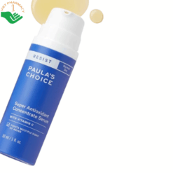 Tinh chất ngăn ngừa lão hóa chuyên sâu cho da khô Resist Super Antioxidant Concentrate Serum Paula's Choice giảm nếp nhăn, làm sáng và săn chắc da (Chai 30ml)