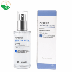 Tinh chất Peptide 7 Ampoule Serum Dr.Hedison tăng độ đàn hồi và dưỡng trắng da (Chai 50ml)