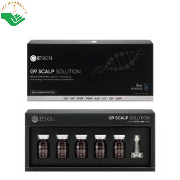 Tinh chất tóc Cieskin G9 Scalp Solution Dr.Hedison phục hồi da đầu và kích thích mọc tóc (Hộp x 5 lọ)
