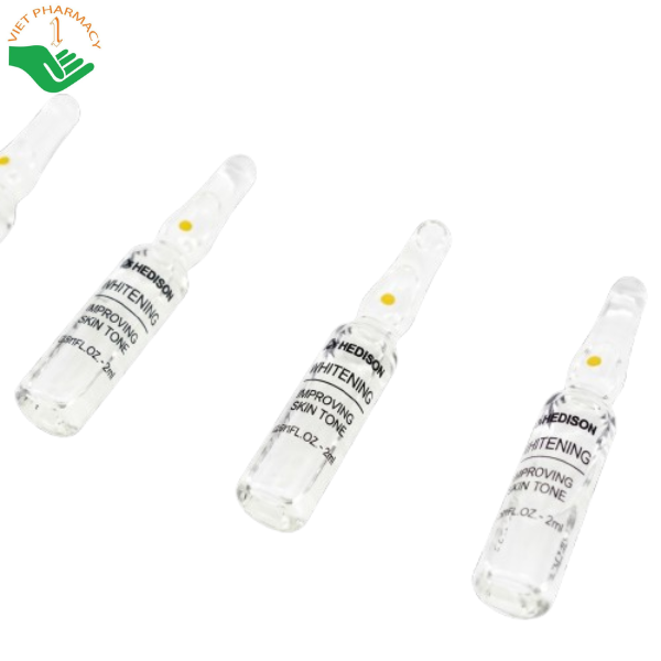 Tinh chất trắng sáng Whitening Fluid Dr.Hedison giúp duy trì làn da sáng mịn và đều màu (Hộp 10 ống)