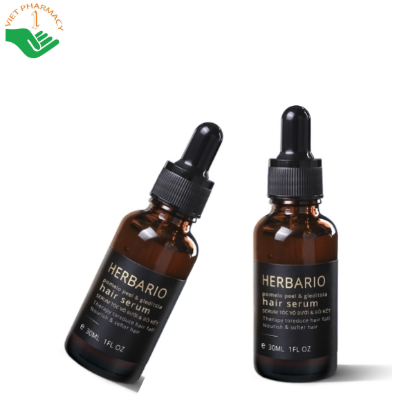 Tinh chất vỏ bưởi và bồ kết phiên bản nâng cấp Herbario dưỡng nang và hỗ trợ mọc tóc nhanh (Chai 30ml)