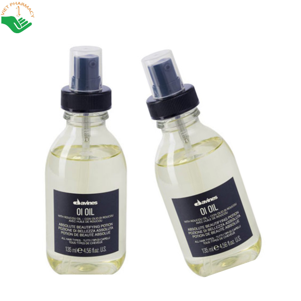 Tinh dầu dưỡng tóc Oi Oil Davines giảm tình trạng xù rối và tăng độ bóng cho tóc (Chai 135ml)