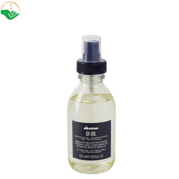 Tinh dầu dưỡng tóc Oi Oil Davines giảm tình trạng xù rối và tăng độ bóng cho tóc (Chai 135ml)