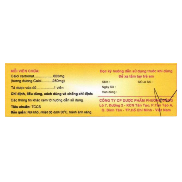 Viên nén nhai bổ sung canxi KITNO Phương Đông (Hộp 3 vỉ x 10 viên)