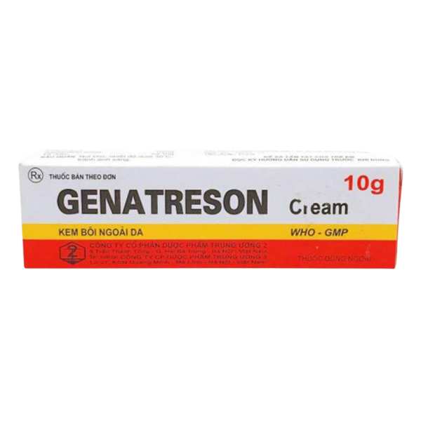 Kem bôi da trị viêm da nấm Genatreson Dopharma (Hộp 1 tuýp 10g)
