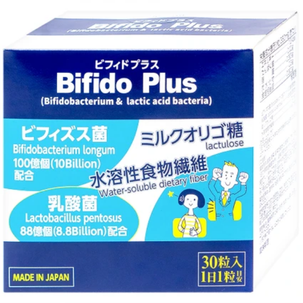 Viên uống bổ sung lợi khuẩn Bifido Plus Jpanwell (Hộp 30 viên)